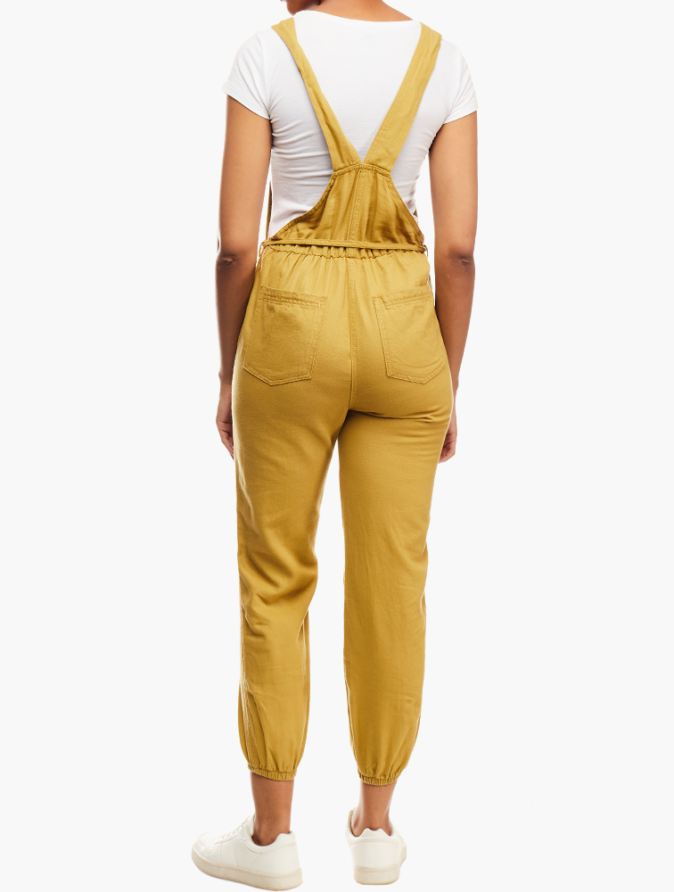 MyRunway Shop Bershka Olive Twill Overalls for Women from MyRunway.co.za